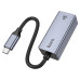 Контролер HOCO UA37 Type-C to Ethernet - Мережевий адаптер 10/100/1000Mbps з дротом, Black, Blister Q100