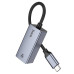 Контролер HOCO UA37 Type-C to Ethernet - Мережевий адаптер 10/100/1000Mbps з дротом, Black, Blister Q100