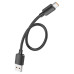 Кабель Hoco X96, USB-Type-C, 100W, Black, довжина 0.25м, BOX