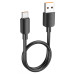 Кабель Hoco X96, USB-Type-C, 100W, Black, довжина 0.25м, BOX