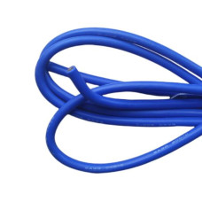 Кабель силіконовий луджений AWG 6 Blue (синий) ціна за метр