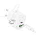 Набір СЗУ HOCO CS55A + Type-C/Lighting кабель, 1xUSB+1xUSB-C, PD30W+QC3.0, кабель 1м, White, Box