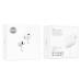 Навушники Bluetooth HOCO EW94, TWS Bluetooth 5.1, з мікрофоном, вакуумні, White, Кейс