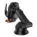 Автотримач HOCO HW34+ Wireless Charging 15W, кріплення на присосці, затискач 50-90мм, Black, Box